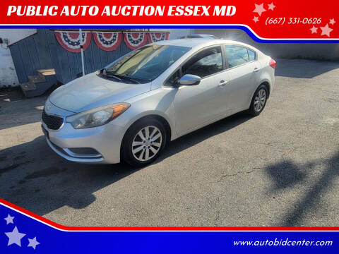 2014 Kia Forte for sale at PUBLIC AUTO AUCTION ESSEX MD in Essex MD