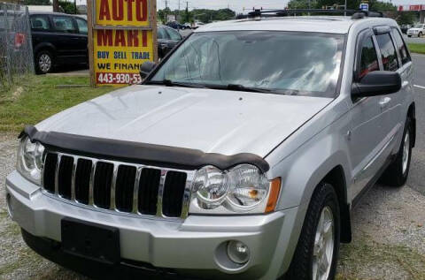 2005 Jeep Grand Cherokee for sale at Scott's Auto Mart in Dundalk MD