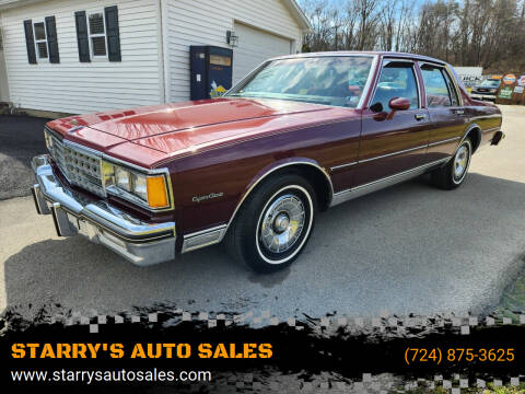 1984 Chevrolet Caprice for sale at STARRY'S AUTO SALES in New Alexandria PA