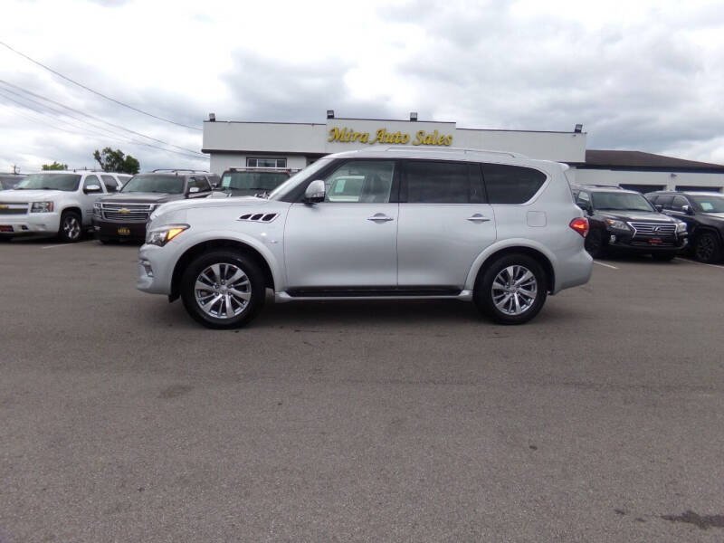 2015 Infiniti QX80 for sale at MIRA AUTO SALES in Cincinnati OH