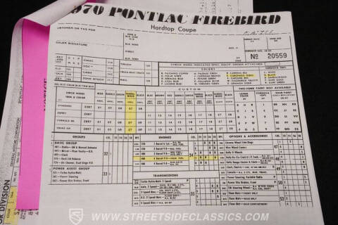 1970 Pontiac Firebird