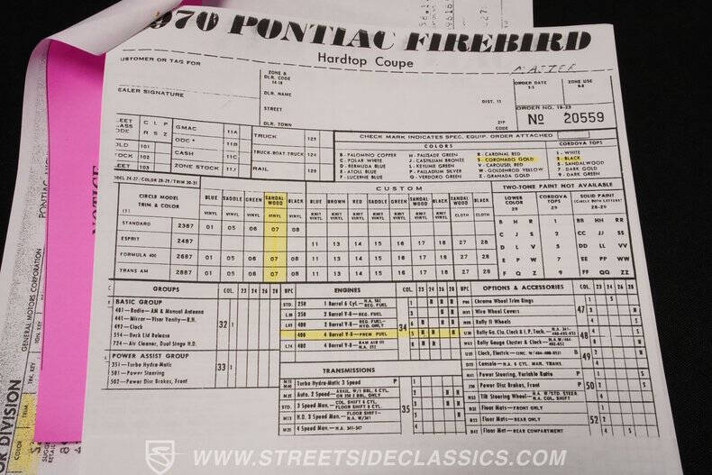 1970 Pontiac Firebird