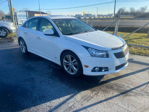 2014 Chevrolet Cruze for sale at HEDGES USED CARS in Carleton MI