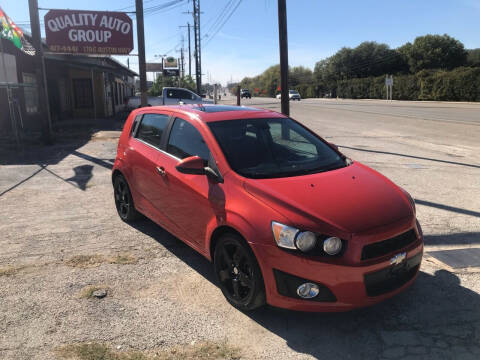 2012 Chevrolet Sonic for sale at Quality Auto Group in San Antonio TX