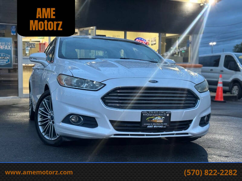 2013 Ford Fusion for sale at AME Motorz in Wilkes Barre PA