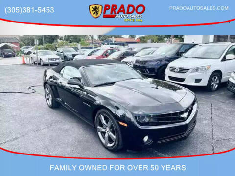 2011 Chevrolet Camaro for sale at Prado Auto Sales in Miami FL