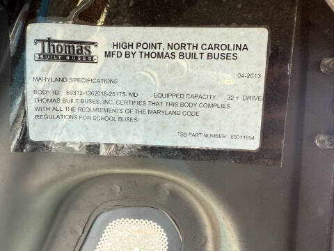 2014 Freightliner B2 Chassis