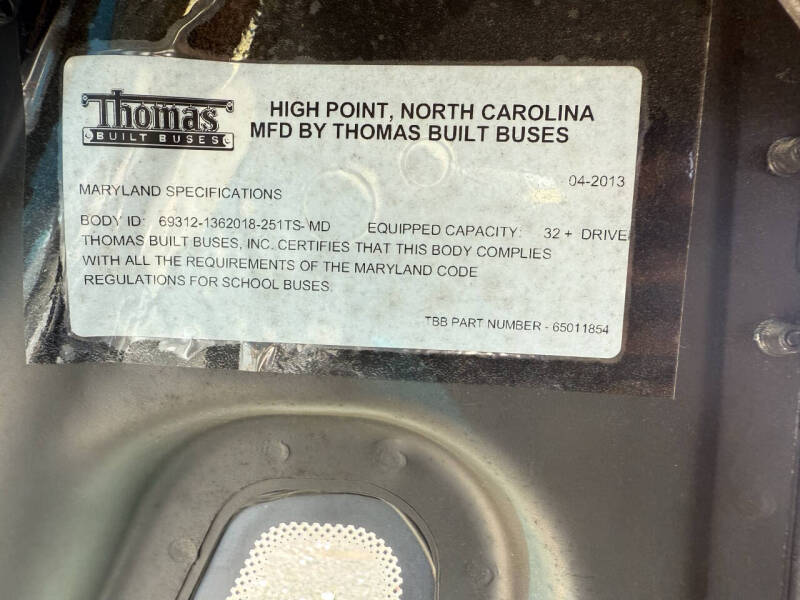 2014 Freightliner B2 Chassis