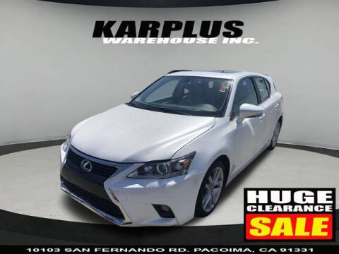 2017 Lexus CT 200h for sale at Karplus Warehouse in Pacoima CA