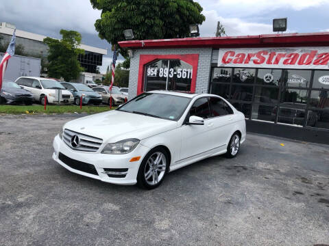2013 Mercedes-Benz C-Class for sale at CARSTRADA in Hollywood FL