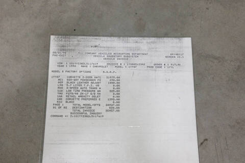 1990 Chevrolet Corvette
