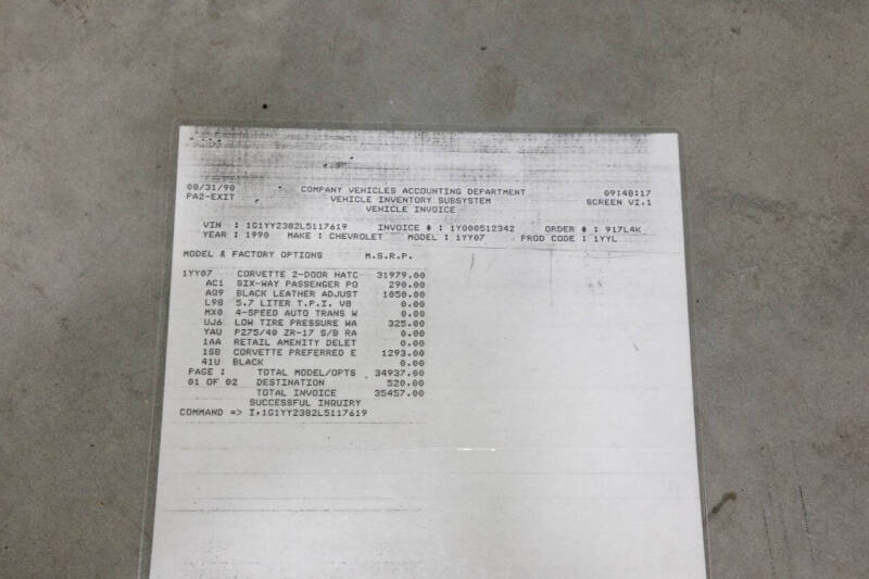 1990 Chevrolet Corvette