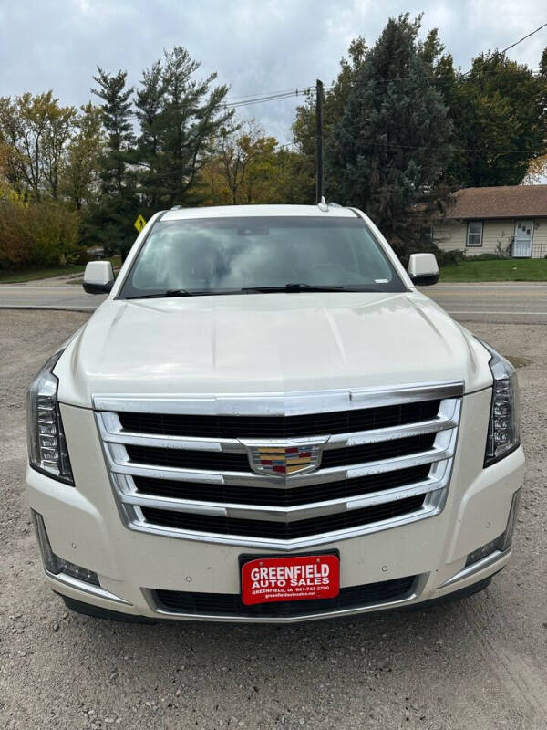 2015 Cadillac Escalade for sale at GREENFIELD AUTO SALES in Greenfield IA