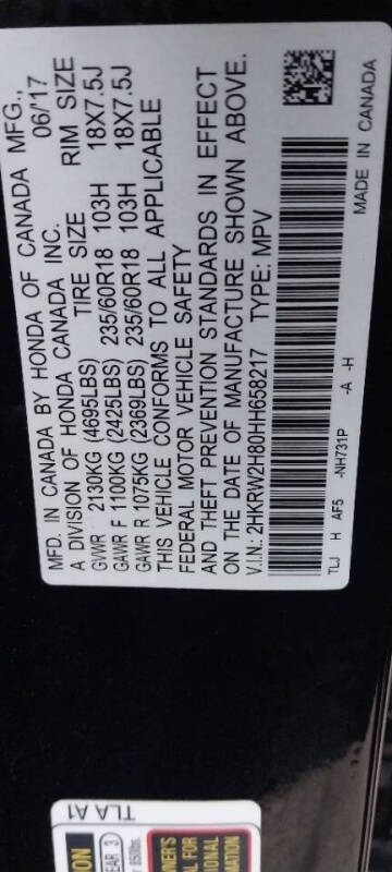 2017 Honda CR-V EX-L