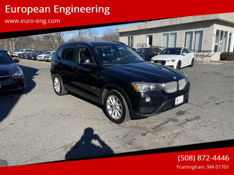 2017 BMW X3 for sale at European Engineering in Framingham MA