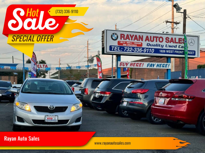 2009 Toyota Corolla for sale at Rayan Auto Sales in Plainfield NJ