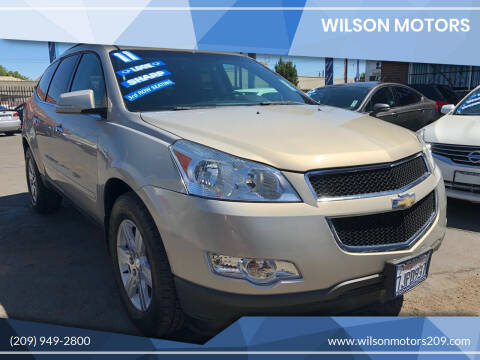 2011 Chevrolet Traverse for sale at WILSON MOTORS in Stockton CA