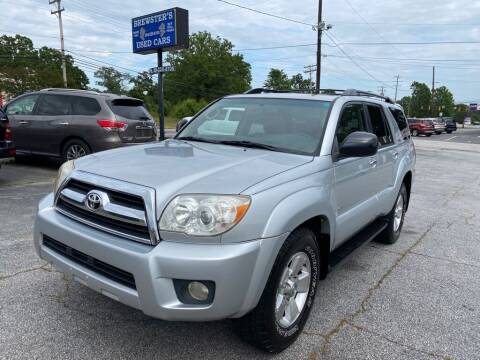 2006 Toyota 4Runner for sale at Brewster Used Cars in Anderson SC
