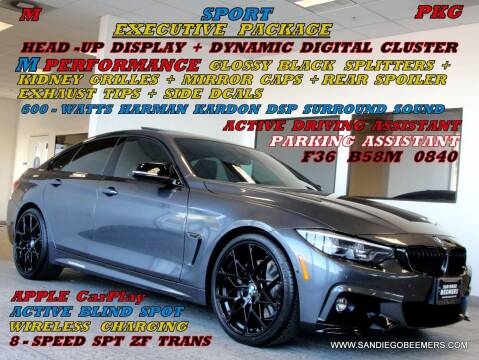 2020 BMW 4 Series for sale at SAN DIEGO BEEMERS in San Diego CA