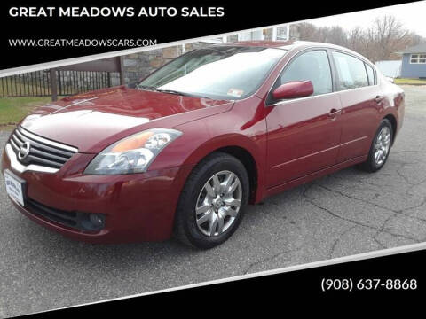 2007 Nissan Altima for sale at GREAT MEADOWS AUTO SALES in Great Meadows NJ