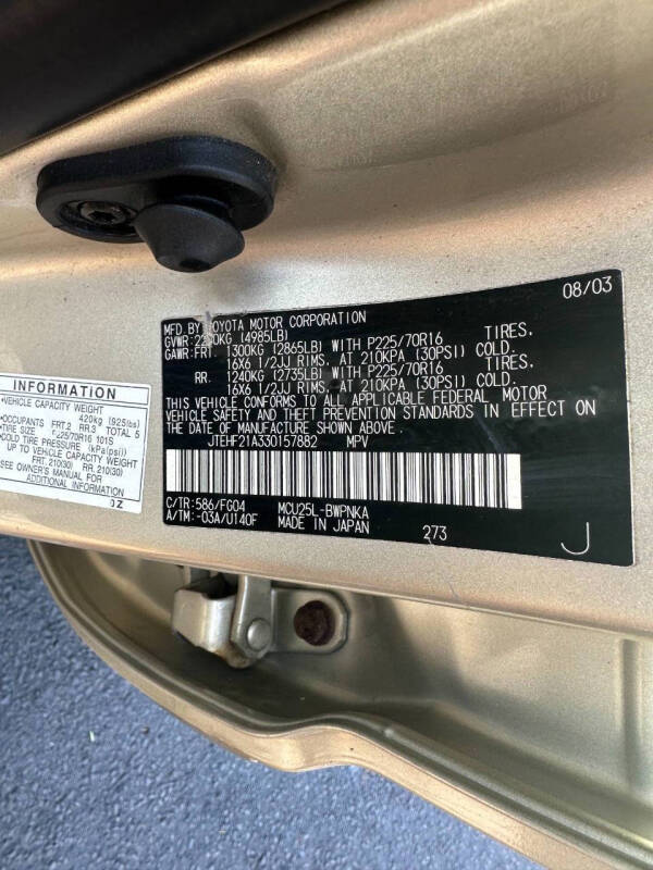 2003 Toyota Highlander