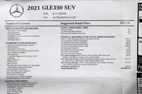 2021 Mercedes-Benz GLE GLE 350