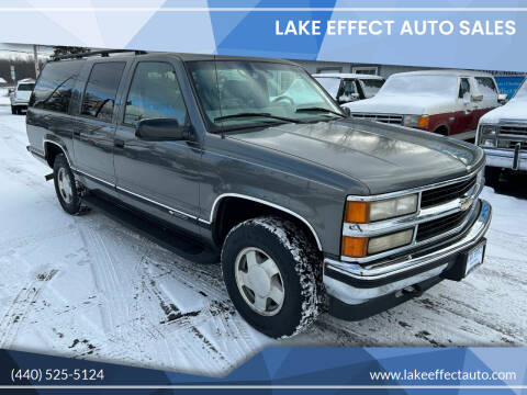 1999 Chevrolet Suburban for sale at Lake Effect Auto Sales in Chardon OH