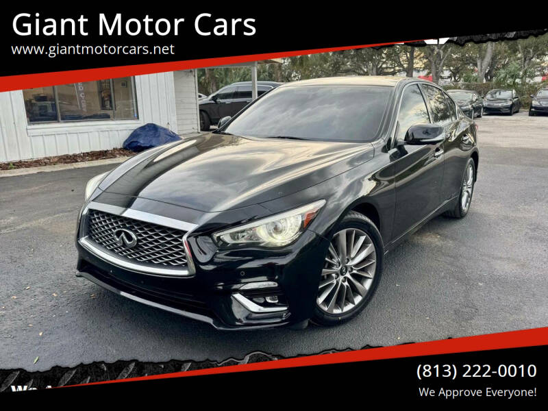 2021 Infiniti Q50 for sale at Giant Motor Cars in Tampa FL