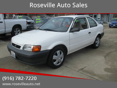 1997 Toyota Tercel for sale at Roseville Auto Sales in Roseville CA