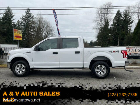 2015 Ford F-150 for sale at A & V AUTO SALES LLC in Marysville WA