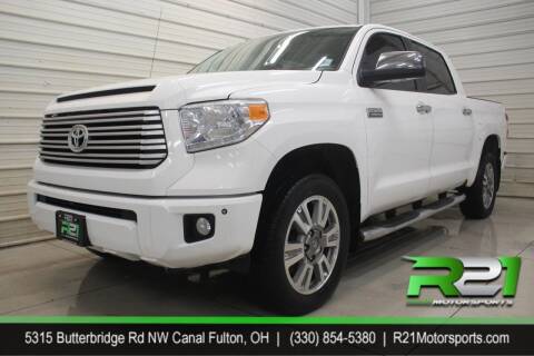 2017 Toyota Tundra for sale at Route 21 Auto Sales in Canal Fulton OH