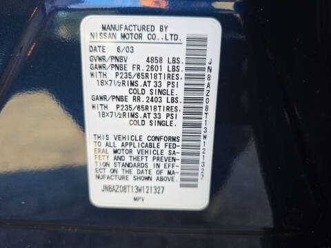 2003 Nissan Murano SE