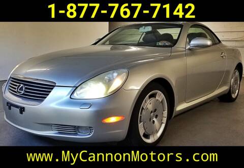 2002 Lexus SC 430 for sale at Cannon Motors in Silverdale PA