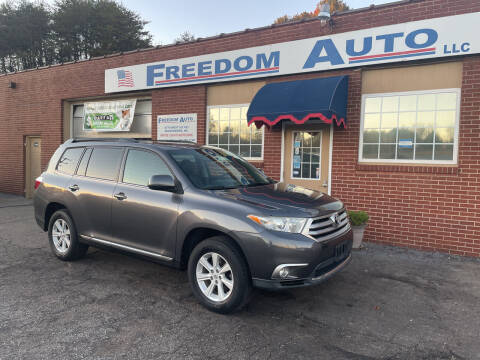 2013 Toyota Highlander for sale at FREEDOM AUTO LLC in Wilkesboro NC