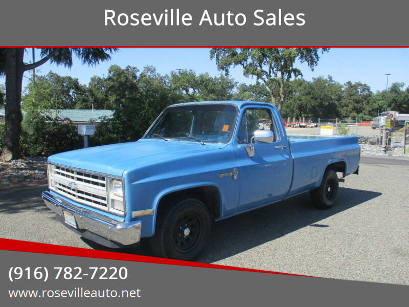 1987 Chevrolet R/V 10 Series for sale at Roseville Auto Sales in Roseville CA