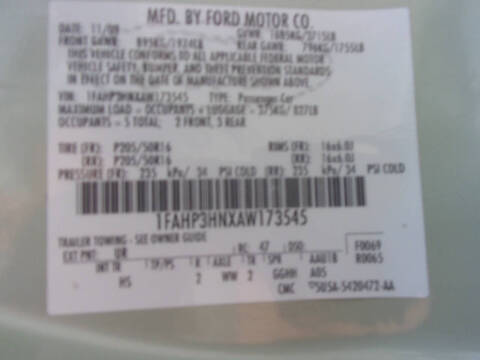 2010 Ford Focus SEL