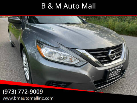 2016 Nissan Altima for sale at B & M Auto Mall in Clifton NJ