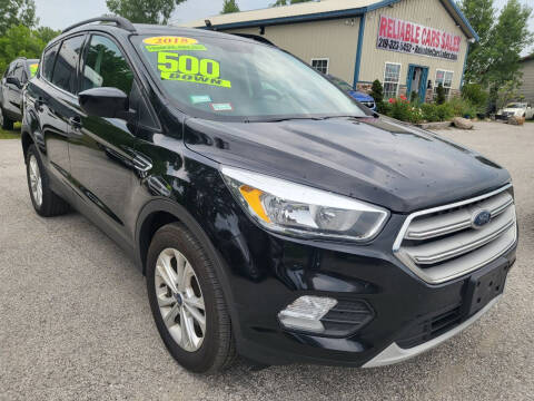 2018 Ford Escape for sale at Reliable Cars Sales Inc. in Michigan City IN