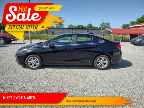 2017 Chevrolet Cruze for sale at MIKE'S CYCLE & AUTO in Connersville IN