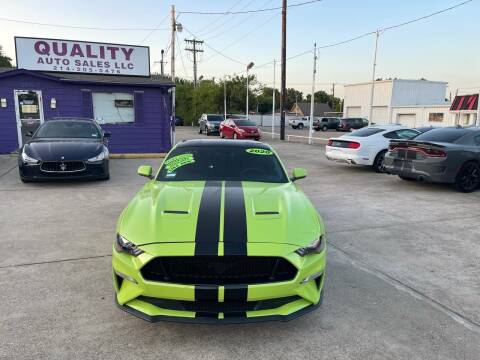 2020 Ford Mustang for sale at Quality Auto Sales LLC in Garland TX