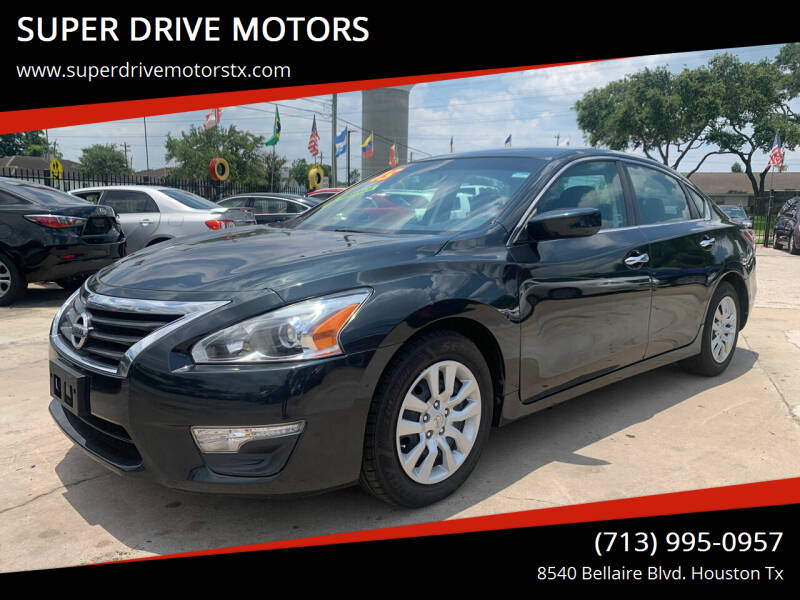 2015 Nissan Altima for sale at SUPER DRIVE MOTORS in Houston TX