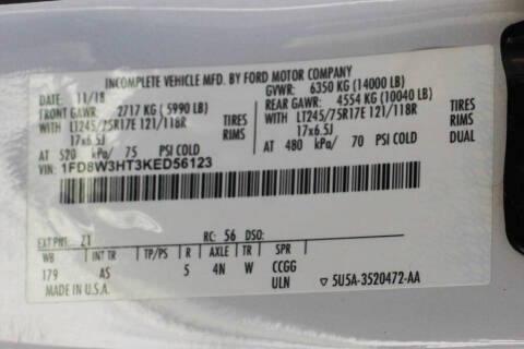 2019 Ford F-350 Super Duty XL