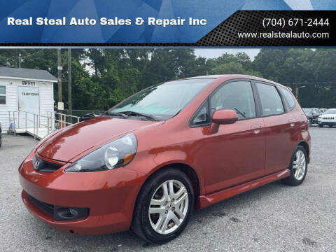 2008 Honda Fit for sale at Real Steal Auto Sales & Repair Inc in Gastonia NC