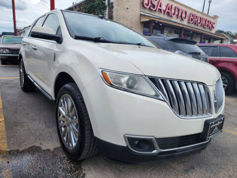 2013 Lincoln MKX for sale at USA Auto Brokers in Houston TX