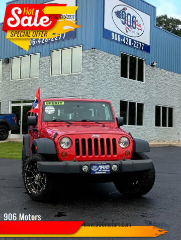 2010 Jeep Wrangler Unlimited for sale at 906 Motors in Gladstone MI