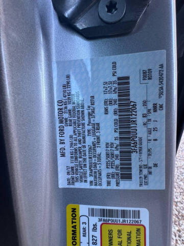 2018 Ford Fusion Hybrid S