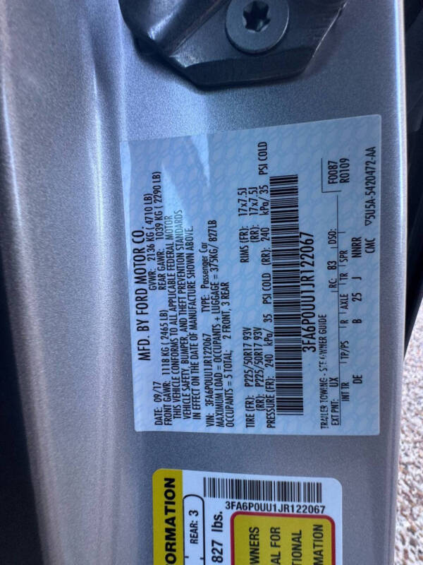 2018 Ford Fusion Hybrid S