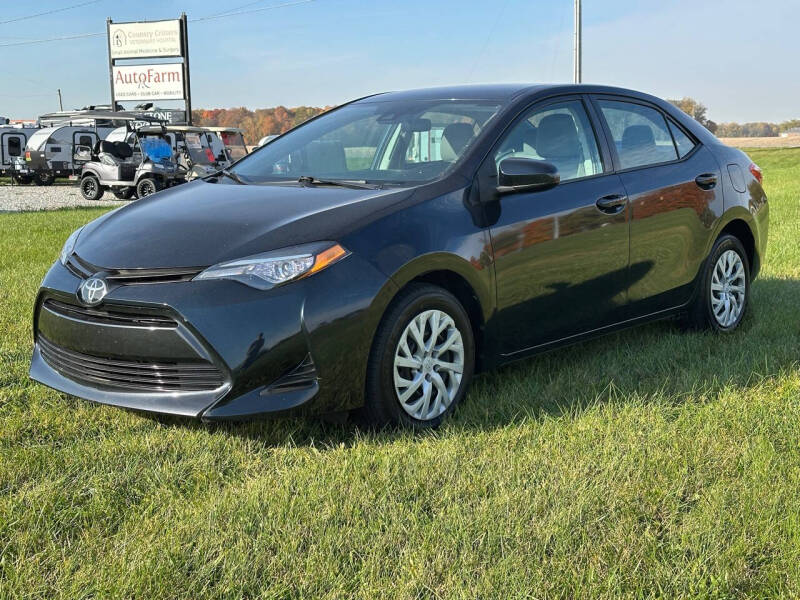 Used 2019 Toyota Corolla LE with VIN 5YFBURHE0KP858479 for sale in Daleville, IN