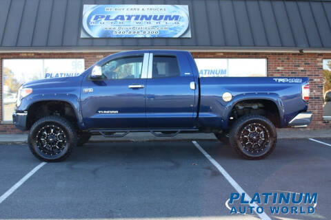 2014 Toyota Tundra for sale at Platinum Auto World in Fredericksburg VA