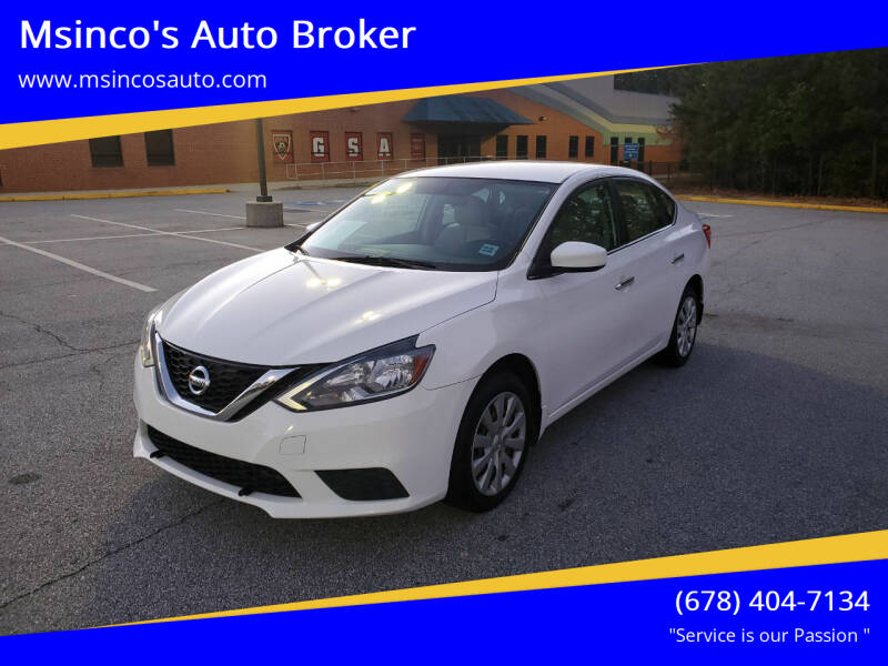 2017 Nissan Sentra for sale at Msinco's Auto Broker in Snellville GA